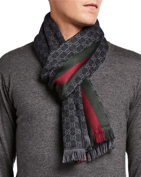 gucci.men.scarf|cheap Gucci scarf men.